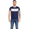 Tommy Hilfiger CN SS TEE LOGO FLAG tmavo modrá,biela Pánske tričko S