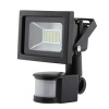 LED reflektor Classic PIR SMD 10W čierny, 5500K
