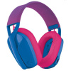 Logitech G435 LIGHTSPEED - bezdrôtové herné slúchadlá - modrámalinová 981-001062