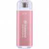 Transcend ESD300P 2TB, External SSD, USB 10Gbps, Type C, 1050MB/R, 950MB/W, růžový TS2TESD300P