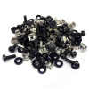 DATACOM Montážna sada M6 (50ks / bal.) - 16mm BLACK 7771