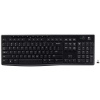 Logitech klávesnica K270/ Bezdrôtová/ 2.4GHz/ USB prijímač/ US/ Čierna