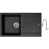 Set Sinks AMANDA 860 Metalblack + batéria Sinks MIX 35 PROF S chróm