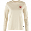 Fjällräven 1960 Logo T-shirt LS W, Farba CHALK WHITE, Veľkosť XXS