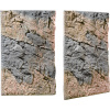 Back to Nature Zadná stena akvária Slim Line Basalt/Gneiss 3D - 80B (50 x 3 x 80 cm)