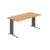 OFFICE PRO s.r.o. HOBIS kancelársky stôl pracovný rovný - FS 1600, buk