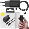 Baseus Super Si Quick Charger 1C TZCCSUP-L01 25W 1x USB-C PD 3.0 QC 3.0 + KÁBEL
