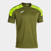 JOMA CHAMPIONSHIP VIII DRES DĚTSKÝ - Khaki, Neon žlutá - veľkosť 3XS