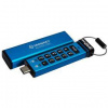 USB flashdisk Kingston IronKey Keypad 200C 512GB (IKKP200C/512GB) modrý