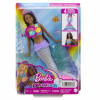 Barbie blikajúca morská panna Bruneta