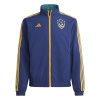 adidas Mens LA Galaxy Reversible Anthem Jacket 2024 2025 Dark Blue XS