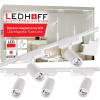 Magnetická lišta 2m s 5x LED reflektorom bodové svietidlo BIELE