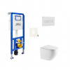 Závesný WC set do ľahkých stien / predstenová SAT SIKOJSTOR67