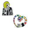 Cinereplicas Beetlejuice Pins 2-Pack Sandworm
