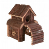 Natural Living dřevěný domek dvoupatrový FINN 13 x 20 x 20 cm