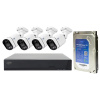 POE PNI House IPMAX PoE 5 video monitorovací balík, NVR, 4 5MP IP kamery a PNI SafeHouse 1TB HDD v cene