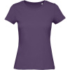 B&C Tričko Inspire T, Medium Fit, z bio bavlny, krátký rukáv, dámské COT01TW43u3903-urban purpl L Purpurová urban