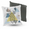 Vankúš - Vankúšový velor jeleň 5Made 50x50 cm (Vankúšový velor jeleň 5Made 50x50 cm)