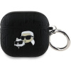 Karl Lagerfeld PU Embossed Karl and Choupette Heads Púzdro pre AirPods 4 čierne (Karl Lagerfeld PU Embossed Karl and Choupette Heads Púzdro pre AirPods 4 čierne)