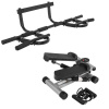 Gorilla Sports Multifunkčná Pull Up bar a Mini fitness Stepper