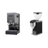 Gaggia New Classic EVO, grey + Rocket Espresso FAUSTINO 3.1, black