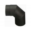 Vapk koleno dymové 90° 180/2 mm čierne 221824