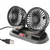 Dvojitý automobilový rotačný ventilátor 12V/24V 10W