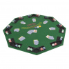 Skladacia podložka na poker pre 8 hráčov, osemuholník, zelená 80209_sk