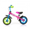 MILLY MALLY Detské odrážadlo kolo Milly Mally Dragon s brzdou multicolor