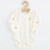 Dojčenské body s dlhým rukávom z organickej bavlny New Baby Olivy - 86 (12-18m)
