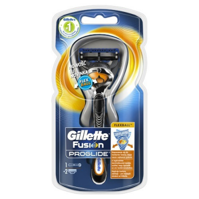 Gillette Fusion Proglide Flexball - Holiaci strojček pre mužov + 2 náhradné hlavice
