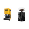 Gaggia Classic E24 BC, yellow + Eureka Mignon Silenzio 55, BL black