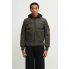 Bunda Alpha Industries MA-1 D-Tec pánska, zelená farba, zimná