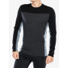 Funkčné tričko Smartwool Classic Thermal Merino BL Colorblock Crew Boxed - charcoal h/blk