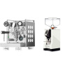 Rocket Espresso Appartamento, white + Eureka Mignon Perfetto, CR white