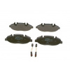 TATechnix Brzdové platničky 165mm Mercedes VITO / MIXTO Krabice (W639) - Bosch