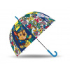 EUROSWAN Vystreľovací priehľadný dáždnik Paw Patrol Help