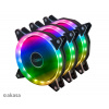 prídavný ventilátor Akasa Vegas AR7 LED 12 cm kit AK-FN107