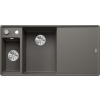 Kuchyňský dřez Blanco Axia III 6 S-F Šedá vulkán, levý, se skleněnou krájecí deskou a miskou 527230