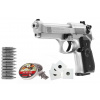 Vzduchovka - Windbreaker Beretta Gun M92FS INOX 4.5MM SET (Vzduchovka - Windbreaker Beretta Gun M92FS INOX 4.5MM SET)
