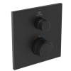 Ideal Standard CeraTherm Navigo Termostatická sprchová batéria pod omietku, hodvábna čierna A7301XG