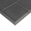Čierna gumová protiúnavová rohož FLOMA Bubble - dĺžka 150 cm, šírka 90 cm, výška 2,2 cm