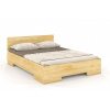 Skandica Dřevěná postel s úložným boxem SPECTRUM Maxi & Long ST, delší o 20cm, borovice (Rozměr: 180x220 cm, Barva: Přírodní)