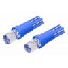 COMPASS Žiarovka 1LED 12V T5 modrá 2 ks 33701