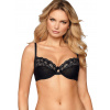 Dámska SOFT podprsenka Roža LaGerta čierna, VYBRAŤ VEĽKOSŤ BIELIZNE 75 D