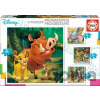 Educa Disney pohádky 4v1 12,16,20,25 dielov