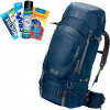 Turistický batoh Jack Wolfskin Highland Trail XT 60 41-60 L odtiene modrej (Highland Trekking Batoh Jack Wolfskin Mountains 60L)