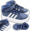 Detské topánky Vysoká pohodlná koža na suchý zips ADIDAS GRAND COURT MID R. 24