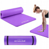 FIALOVÁ PODLOŽKA NA CVIČENIE 180 x 60 cm NBR 1,5 cm PRE GYMNASTICKÚ JOGU