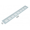 MPK - Vetracia mriežka 60 x 800 mm STM - strieborná matná (F1) | MP-KOVANIA.sk